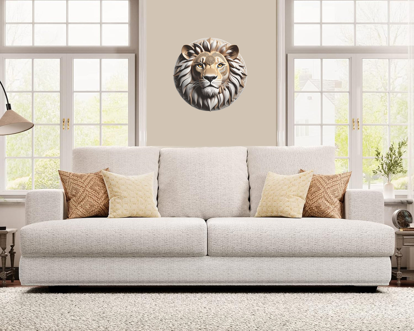 ÖZEL FİGÜRLÜ AHŞAP PUZZLE - LION (ASLAN)