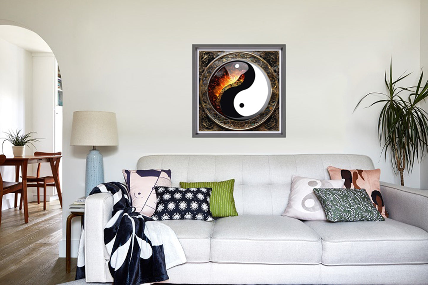 ÖZEL FİGÜRLÜ AHŞAP PUZZLE - YING YANG